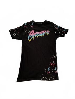 FWRD Denim Paint Splatter T-Shirt Retro 80 style Size 14*16 Youth